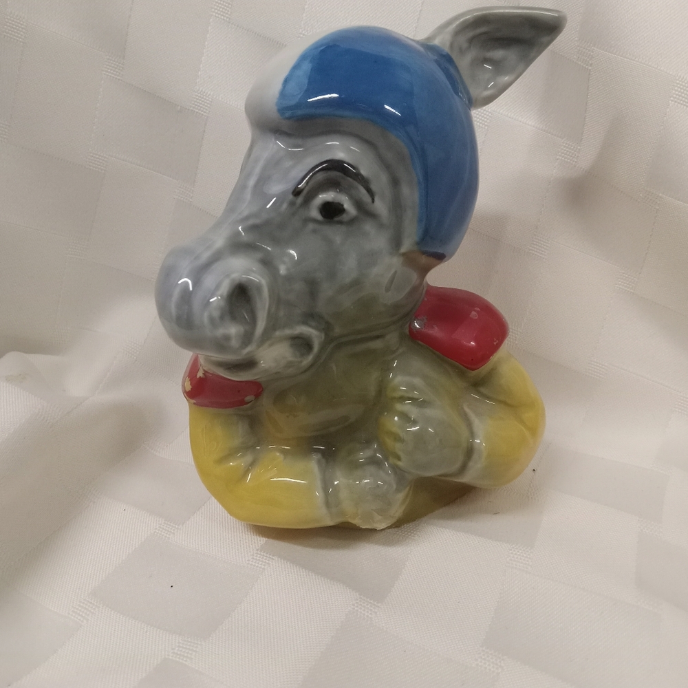 Vintage Jim Beam Democratic Donkey Decanter 1972